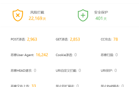 user_agent屏蔽+炸弹，防护Nginx Web服务器