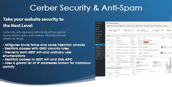 WP Cerber Security Pro WordPress - 安全防护插件