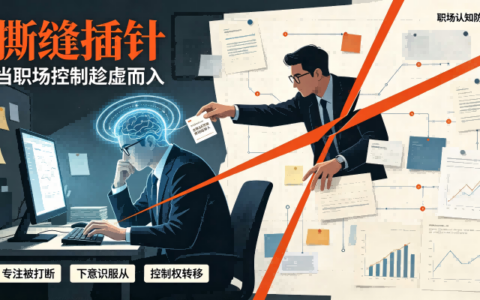 职场观察录之撕缝插针式控制