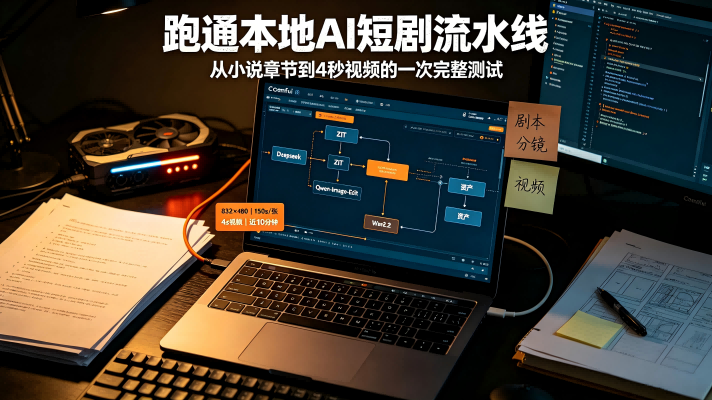 本地AI短剧流水线初探:从模型选型到ToonFlow落地
