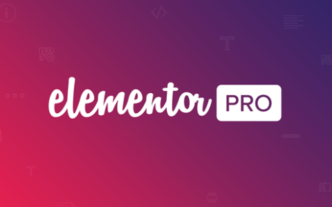 Elementor Pro – 可视化拖拽编辑器专业版WordPress插件